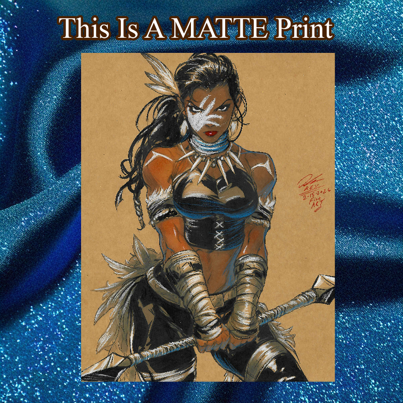 Echo Art Illustration Hard Signed 8.5x11in Fine Art PRINT