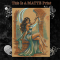 Dejah Thoris Art Illustration Hard Signed 8.5x11in Fine Art PRINT