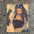 X-23 Art Illustration Hard Signed 8.5x11in Fine Art PRINT
