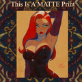Jessica Rabbit Art Illustration Hard Signed 8.5x11in Fine Art PRINT