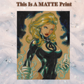 Sue Storm Art Illustration Hard Signed 8.5x11in Fine Art PRINT