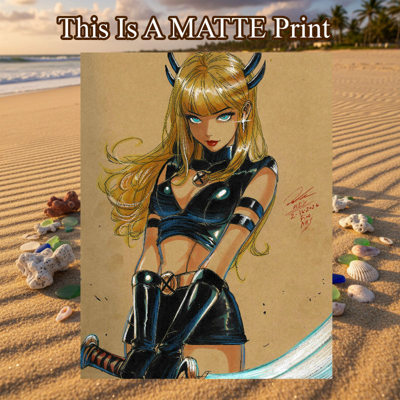 Magik Art Illustration Hard Signed 8.5x11in Fine Art PRINT