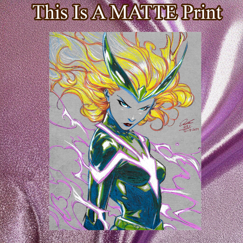 Enchantress Art Illustration Hard Signed 8.5x11in Fine Art PRINT