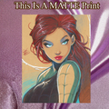 Mary Jane Art Illustration Hard Signed 8.5x11in Fine Art PRINT