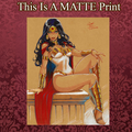 Wonder Woman Art Illustration Hard Signed 8.5x11in Fine Art PRINT