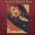 Black Widow Art Illustration Hard Signed 8.5x11in Fine Art PRINT