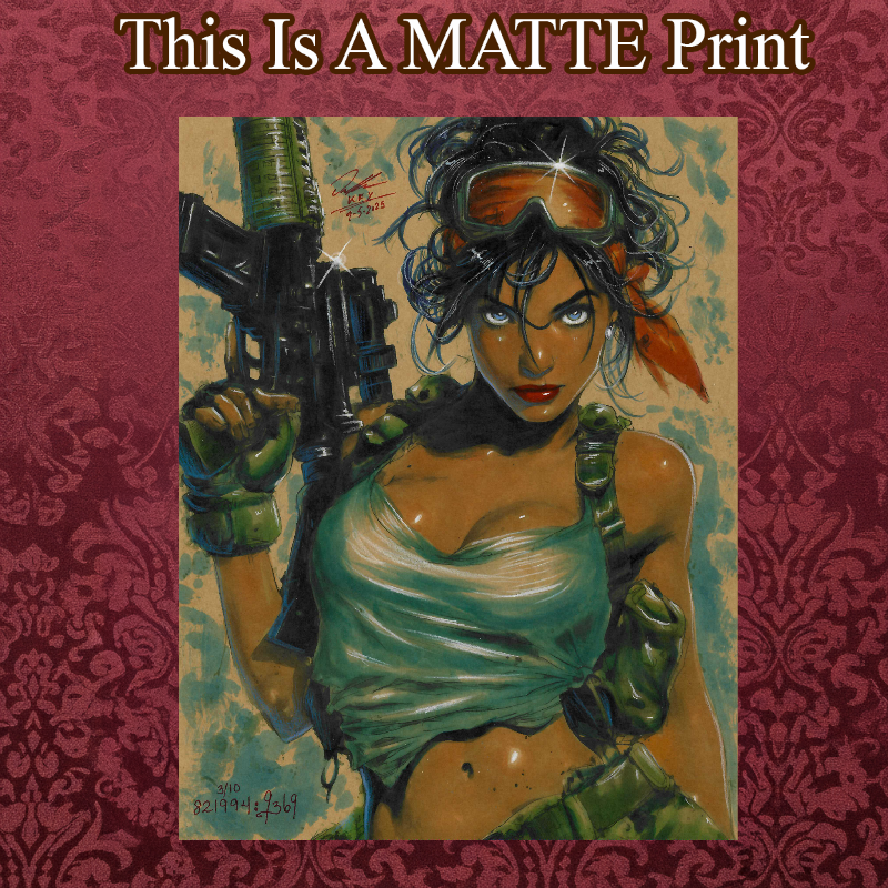 OC Art Illustration Hard Signed 8.5x11in Fine Art PRINT