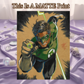 Green Lantern Art Illustration Hard Signed 8.5x11in Fine Art PRINT