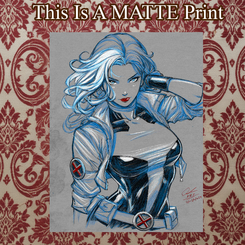 Rogue Art Illustration Hard Signed 8.5x11in Fine Art PRINT