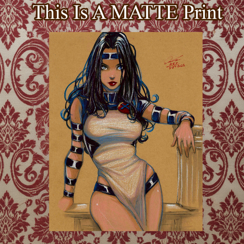 OC Art Illustration Hard Signed 8.5x11in Fine Art PRINT