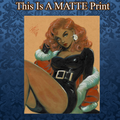 Mary Jane Art Illustration Hard Signed 8.5x11in Fine Art PRINT