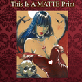 Vampirella Art Illustration Hard Signed 8.5x11in Fine Art PRINT