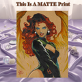 Jean Grey Phoenix Art Illustration Hard Signed 8.5x11in Fine Art PRINT