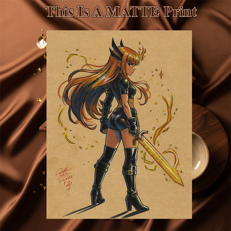 Magik Art Illustration Hard Signed 8.5x11in Fine Art PRINT