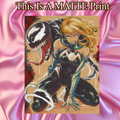 Gwen Stacy Art Illustration Hard Signed 8.5x11in Fine Art PRINT