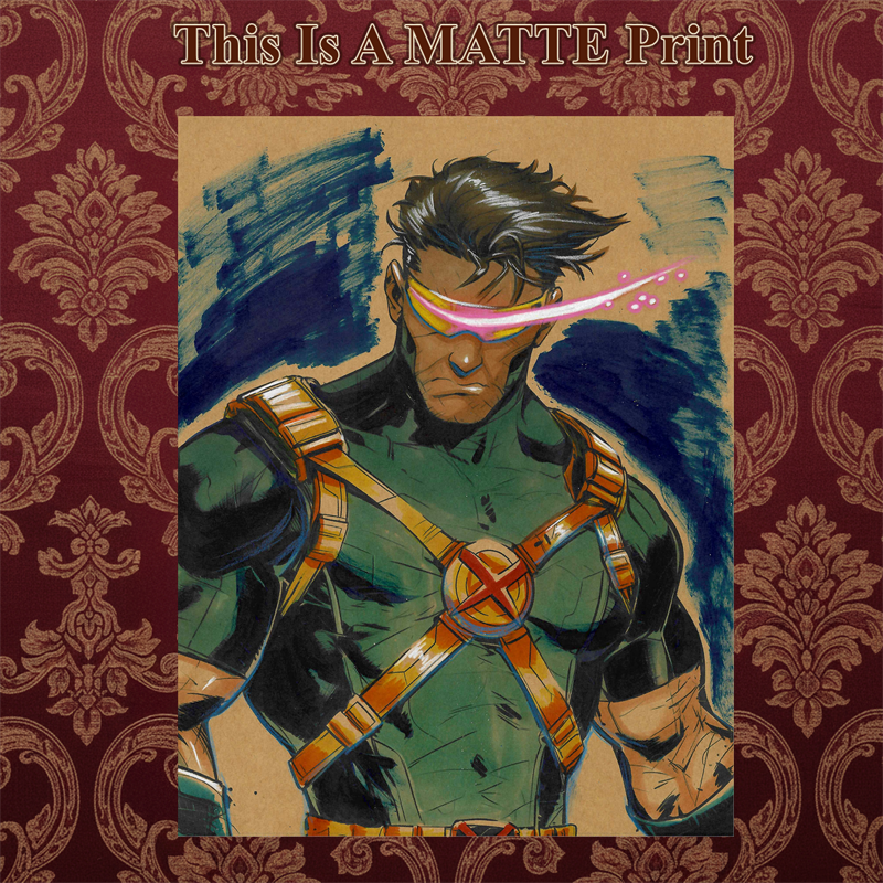 Cyclops Art Illustration Hard Signed 8.5x11in Fine Art PRINT