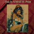 OC Art Illustration Hard Signed 8.5x11in Fine Art PRINT