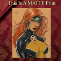 Jean Grey Art Illustration Hard Signed 8.5x11in Fine Art PRINT