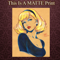 Gwen Stacy Art Illustration Hard Signed 8.5x11in Fine Art PRINT