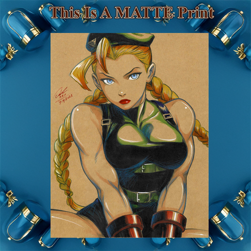 Cammy Art Illustration Hard Signed 8.5x11in Fine Art PRINT