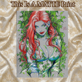 Poison Ivy Art Illustration Hard Signed 8.5x11in Fine Art PRINT
