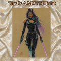 Psylocke Art Illustration Hard Signed 8.5x11in Fine Art PRINT