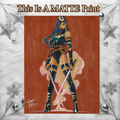 Psylocke Art Illustration Hard Signed 8.5x11in Fine Art PRINT