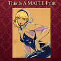 Gwen Stacy Art Illustration Hard Signed 8.5x11in Fine Art PRINT