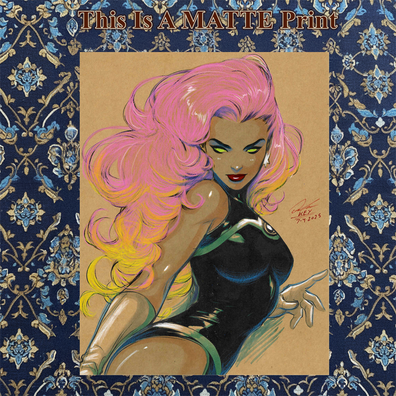 Starfire Art Illustration Hard Signed 8.5x11in Fine Art PRINT