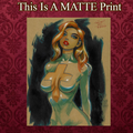 Dagger Art Illustration Hard Signed 8.5x11in Fine Art PRINT