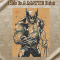 Wolverine Art Illustration Hard Signed 8.5x11in Fine Art PRINT