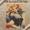 Harley Quinn Art Illustration Hard Signed 8.5x11in Fine Art PRINT