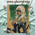 Black Cat Art Illustration Hard Signed 8.5x11in Fine Art PRINT
