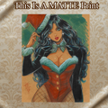 Zatanna Art Illustration Hard Signed 8.5x11in Fine Art PRINT