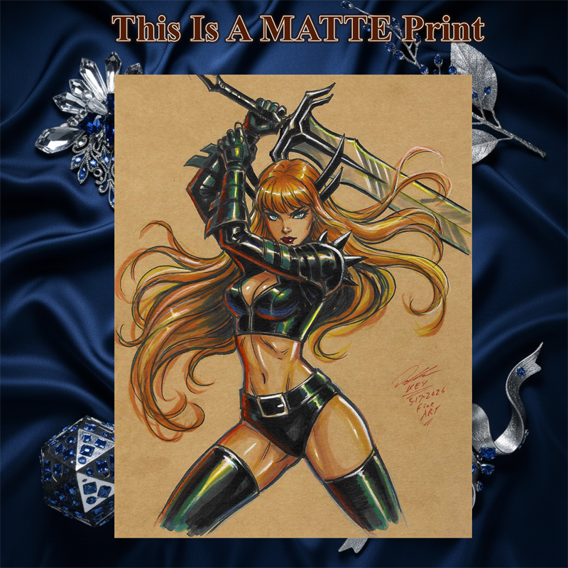Magik Art Illustration Hard Signed 8.5x11in Fine Art PRINT
