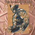 Wolverine Art Illustration Hard Signed 8.5x11in Fine Art PRINT