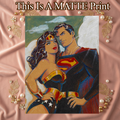 Wonder Woman Art Illustration Hard Signed 8.5x11in Fine Art PRINT