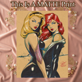 Mary Jane Art Illustration Hard Signed 8.5x11in Fine Art PRINT