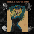 Lady Blackhawk Art Illustration Hard Signed 8.5x11in Fine Art PRINT