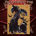 Batman Art Illustration Hard Signed 8.5x11in Fine Art PRINT