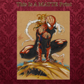 Spider Girl Art Illustration Hard Signed 8.5x11in Fine Art PRINT