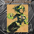 Jade Art Illustration Hard Signed 8.5x11in Fine Art PRINT