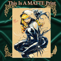 Gwen Stacy Art Illustration Hard Signed 8.5x11in Fine Art PRINT