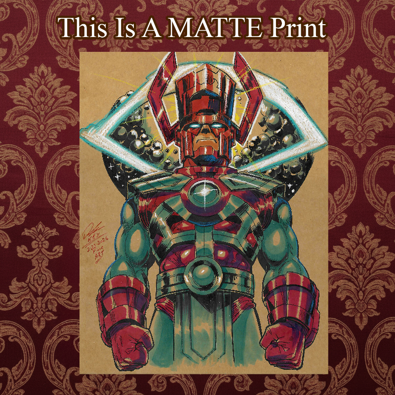 Galactis Art Illustration Hard Signed 8.5x11in Fine Art PRINT