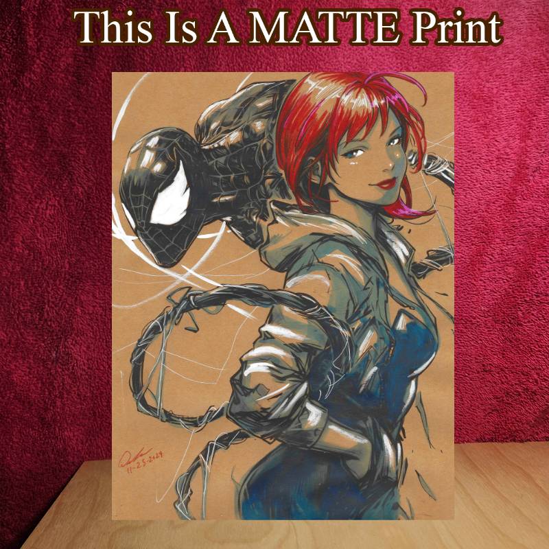 Mary Venom Art Illustration Hard Signed 8.5x11in Fine Art PRINT