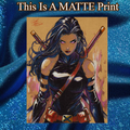 Psylocke Art Illustration Hard Signed 8.5x11in Fine Art PRINT