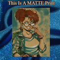 Janine Art Illustration Hard Signed 8.5x11in Fine Art PRINT
