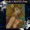 She Ra Art Illustration Hard Signed 8.5x11in Fine Art PRINT