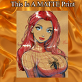 Mary Jane Art Illustration Hard Signed 8.5x11in Fine Art PRINT