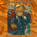 Samus Art Illustration Hard Signed 8.5x11in Fine Art PRINT